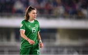 26 October 2021; Lucy Quinn of Republic of Ireland during the FIFA Women's World Cup 2023 qualifying group A match between Finland and Republic of Ireland at Helsinki Olympic Stadium in Helsinki, Finland. Photo by Stephen McCarthy/Sportsfile
