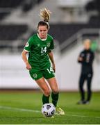 26 October 2021; Heather Payne of Republic of Ireland during the FIFA Women's World Cup 2023 qualifying group A match between Finland and Republic of Ireland at Helsinki Olympic Stadium in Helsinki, Finland. Photo by Stephen McCarthy/Sportsfile