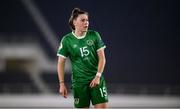 26 October 2021; Lucy Quinn of Republic of Ireland during the FIFA Women's World Cup 2023 qualifying group A match between Finland and Republic of Ireland at Helsinki Olympic Stadium in Helsinki, Finland. Photo by Stephen McCarthy/Sportsfile