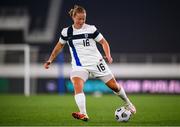 26 October 2021; Anna Westerlund of Finland during the FIFA Women's World Cup 2023 qualifying group A match between Finland and Republic of Ireland at Helsinki Olympic Stadium in Helsinki, Finland. Photo by Stephen McCarthy/Sportsfile