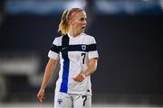 26 October 2021; Adelina Engman of Finland during the FIFA Women's World Cup 2023 qualifying group A match between Finland and Republic of Ireland at Helsinki Olympic Stadium in Helsinki, Finland. Photo by Stephen McCarthy/Sportsfile