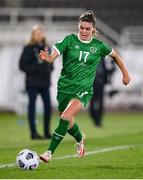 26 October 2021; Jamie Finn of Republic of Ireland during the FIFA Women's World Cup 2023 qualifying group A match between Finland and Republic of Ireland at Helsinki Olympic Stadium in Helsinki, Finland. Photo by Stephen McCarthy/Sportsfile