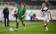 26 October 2021; Jamie Finn of Republic of Ireland during the FIFA Women's World Cup 2023 qualifying group A match between Finland and Republic of Ireland at Helsinki Olympic Stadium in Helsinki, Finland. Photo by Stephen McCarthy/Sportsfile