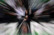 29 October 2021; A Shamrock Rovers supporter during the SSE Airtricity League Premier Division match between Shamrock Rovers and Finn Harps at Tallaght Stadium in Dublin. Photo by Stephen McCarthy/Sportsfile