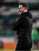 29 October 2021; Shamrock Rovers manager Stephen Bradley during the SSE Airtricity League Premier Division match between Shamrock Rovers and Finn Harps at Tallaght Stadium in Dublin. Photo by Stephen McCarthy/Sportsfile