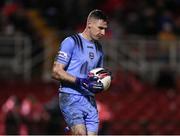 29 October 2021; Luke Dennison of Galway United during the SSE Airtricity League First Division match between Cork City and Galway United at Turners Cross in Cork. Photo by Michael P Ryan/Sportsfile