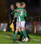 29 October 2021; Cathal Heffernan of Cork City comes onto the pitch during a substitution for Jonas Häkkinen during the SSE Airtricity League First Division match between Cork City and Galway United at Turners Cross in Cork. Photo by Michael P Ryan/Sportsfile