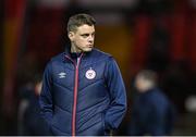 29 October 2021; Shelbourne manager Ian Morris before the SSE Airtricity League First Division match between Shelbourne and UCD at Tolka Park in Dublin. Photo by Seb Daly/Sportsfile