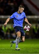 29 October 2021; Evan Caffrey of UCD during the SSE Airtricity League First Division match between Shelbourne and UCD at Tolka Park in Dublin. Photo by Seb Daly/Sportsfile