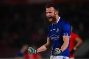 30 October 2021; Cahir Goodwin of Dromore celebrates after the Tyrone County Senior Football Championship Semi-Final match between Dromore and Trillick at Healy Park in Omagh, Tyrone. Photo by Ramsey Cardy/Sportsfile