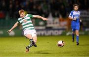 29 October 2021; Rory Gaffney of Shamrock Rovers during the SSE Airtricity League Premier Division match between Shamrock Rovers and Finn Harps at Tallaght Stadium in Dublin. Photo by Stephen McCarthy/Sportsfile