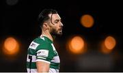 29 October 2021; Richie Towell of Shamrock Rovers during the SSE Airtricity League Premier Division match between Shamrock Rovers and Finn Harps at Tallaght Stadium in Dublin. Photo by Stephen McCarthy/Sportsfile