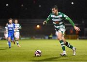 29 October 2021; Neil Farrugia of Shamrock Rovers during the SSE Airtricity League Premier Division match between Shamrock Rovers and Finn Harps at Tallaght Stadium in Dublin. Photo by Stephen McCarthy/Sportsfile