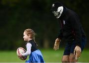 31 October 2021; Action during the Leinster Rugby Halloween Mini Training Session at Enniscorthy RFC in Wexford. Photo by David Fitzgerald/Sportsfile