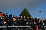 31 October 2021; Supporters during the Tyrone County Senior Football Championship Semi-Final match between Errigal Ciaran and Coalisland at Pomeroy Plunkett's GAA Club in Tyrone. Photo by Ramsey Cardy/Sportsfile