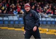 31 October 2021; Pádraig Pearses manager Pat Flanagan watches from the terraces during the Roscommon County Senior Club Football Championship Final match between Clann na nGael and Padraig Pearses at Dr Hyde Park in Roscommon. Photo by Seb Daly/Sportsfile