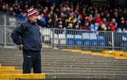 31 October 2021; Pádraig Pearses manager Pat Flanagan watches from the terraces during the Roscommon County Senior Club Football Championship Final match between Clann na nGael and Padraig Pearses at Dr Hyde Park in Roscommon. Photo by Seb Daly/Sportsfile