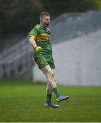 31 October 2021; Niall Darby of Rhode celebrates his side's late equaliser scored by team-mate Niall McNamee during the Offaly County Senior Club Football Championship Final match between Rhode and Tullamore at Bord Na Mona O'Connor Park in Tullamore, Offaly. Photo by David Fitzgerald/Sportsfile