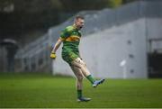 31 October 2021; Niall Darby of Rhode celebrates his side's late equaliser scored by team-mate Niall McNamee during the Offaly County Senior Club Football Championship Final match between Rhode and Tullamore at Bord Na Mona O'Connor Park in Tullamore, Offaly. Photo by David Fitzgerald/Sportsfile