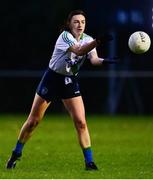 31 October 2021; Kim White of St Sylvesters during the Dublin LGFA Go-Ahead Intermediate Club Football Championship Final match between St Sylvesters and Castleknock at St Margarets GAA club in Dublin. Photo by Brendan Moran/Sportsfile