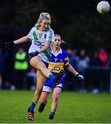 31 October 2021; Grainne McGinty of St Sylvesters during the Dublin LGFA Go-Ahead Intermediate Club Football Championship Final match between St Sylvesters and Castleknock at St Margarets GAA club in Dublin. Photo by Brendan Moran/Sportsfile