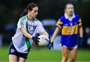 31 October 2021; Sinéad Aherne of St Sylvesters during the Dublin LGFA Go-Ahead Intermediate Club Football Championship Final match between St Sylvesters and Castleknock at St Margarets GAA club in Dublin. Photo by Brendan Moran/Sportsfile