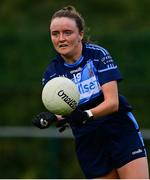 31 October 2021; Roisin Connolly of St Jude's during the Dublin LGFA Go-Ahead Junior Club Football Championship Final match between Clontarf B and St Judes at St Margarets GAA club in Dublin. Photo by Brendan Moran/Sportsfile