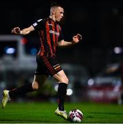 22 October 2021; Andy Lyons of Bohemians during the Extra.ie FAI Cup Semi-Final match between Bohemians and Waterford at Dalymount Park in Dublin. Photo by Eóin Noonan/Sportsfile