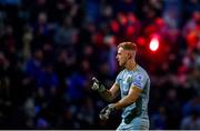 22 October 2021; Bohemians goalkeeper James Talbot celebrates after his side's first goal during the Extra.ie FAI Cup Semi-Final match between Bohemians and Waterford at Dalymount Park in Dublin. Photo by Eóin Noonan/Sportsfile