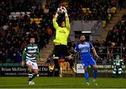 29 October 2021; Finn Harps goalkeeper Mark Anthony McGinley during the SSE Airtricity League Premier Division match between Shamrock Rovers and Finn Harps at Tallaght Stadium in Dublin. Photo by Eóin Noonan/Sportsfile