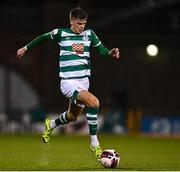 29 October 2021; Sean Gannon of Shamrock Rovers during the SSE Airtricity League Premier Division match between Shamrock Rovers and Finn Harps at Tallaght Stadium in Dublin. Photo by Eóin Noonan/Sportsfile