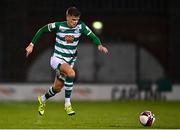 29 October 2021; Sean Gannon of Shamrock Rovers during the SSE Airtricity League Premier Division match between Shamrock Rovers and Finn Harps at Tallaght Stadium in Dublin. Photo by Eóin Noonan/Sportsfile