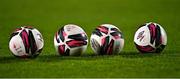 29 October 2021; A view of footballs before the SSE Airtricity League Premier Division match between Shamrock Rovers and Finn Harps at Tallaght Stadium in Dublin. Photo by Eóin Noonan/Sportsfile