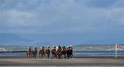 1 November 2021; A general view of runners and riders during the Tote Ten To Follow Handicap at the Laytown Strand Races in Laytown, Co Meath. Photo by Ramsey Cardy/Sportsfile