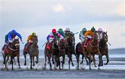 1 November 2021; A general view of runners and riders during the Tote+ Pays You More At Tote.ie Claiming Race at the Laytown Strand Races in Laytown, Co Meath. Photo by Ramsey Cardy/Sportsfile