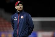 1 November 2021; St Patrick's Athletic head coach Stephen O'Donnell before the SSE Airtricity League Premier Division match between St Patrick's Athletic and Bohemians at Richmond Park in Dublin. Photo by Seb Daly/Sportsfile