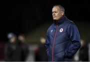 1 November 2021; St Patrick's Athletic manager Alan Mathews before the SSE Airtricity League Premier Division match between St Patrick's Athletic and Bohemians at Richmond Park in Dublin. Photo by Seb Daly/Sportsfile