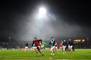 30 October 2021; Trillick players warm-up before the Tyrone County Senior Football Championship Semi-Final match between Dromore and Trillick at Healy Park in Omagh, Tyrone. Photo by Ramsey Cardy/Sportsfile