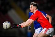 30 October 2021; Lee Brennan of Trillick during the Tyrone County Senior Football Championship Semi-Final match between Dromore and Trillick at Healy Park in Omagh, Tyrone. Photo by Ramsey Cardy/Sportsfile