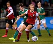 26 October 2021; Sarah Puntigam of Austria during the FIFA Women's World Cup 2023 qualifying group D match between Northern Ireland and Austria at Seaview in Belfast. Photo by Ramsey Cardy/Sportsfile