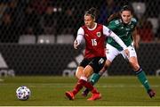 26 October 2021; Nicole Billa of Austria during the FIFA Women's World Cup 2023 qualifying group D match between Northern Ireland and Austria at Seaview in Belfast. Photo by Ramsey Cardy/Sportsfile