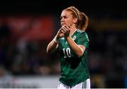 26 October 2021; Rachel Furness of Northern Ireland after the FIFA Women's World Cup 2023 qualifying group D match between Northern Ireland and Austria at Seaview in Belfast. Photo by Ramsey Cardy/Sportsfile