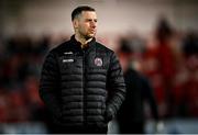 29 October 2021; Bohemians performance coach Philip McMahon before the SSE Airtricity League Premier Division match between Derry City and Bohemians at Ryan McBride Brandywell Stadium in Derry. Photo by Ramsey Cardy/Sportsfile