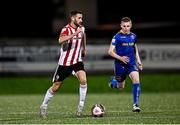 29 October 2021; Daniel Lafferty of Derry City during the SSE Airtricity League Premier Division match between Derry City and Bohemians at Ryan McBride Brandywell Stadium in Derry. Photo by Ramsey Cardy/Sportsfile
