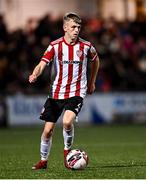 29 October 2021; Ciaron Harkin of Derry City during the SSE Airtricity League Premier Division match between Derry City and Bohemians at Ryan McBride Brandywell Stadium in Derry. Photo by Ramsey Cardy/Sportsfile