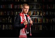 3 November 2021; Newly appointed Shelbourne FC manager Damien Duff stands for a portrait at the Clayton Hotel Dublin Airport in Clonshaugh, Dublin. Photo by Seb Daly/Sportsfile