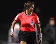 2 November 2021; Assistant referee Michelle O'Neill during the SSE Airtricity League Premier Division match between Waterford and Derry City at RSC in Waterford. Photo by Michael P Ryan/Sportsfile
