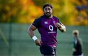 3 November 2021; Bundee Aki during Ireland rugby squad training at Carton House in Maynooth, Kildare. Photo by Brendan Moran/Sportsfile
