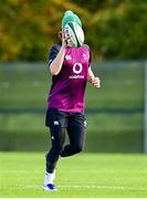 3 November 2021; Mack Hansen during Ireland rugby squad training at Carton House in Maynooth, Kildare. Photo by Brendan Moran/Sportsfile