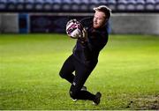 4 November 2021; Dundalk goalkeeper Cameron Yates before the SSE Airtricity League Premier Division match between Drogheda United and Dundalk at Head in the Game Park in Drogheda, Louth. Photo by Ben McShane/Sportsfile